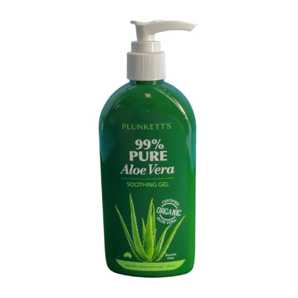 Plunketts 99% Pure Aloe Vera Soothing Gel 240Ml Pump Bottle