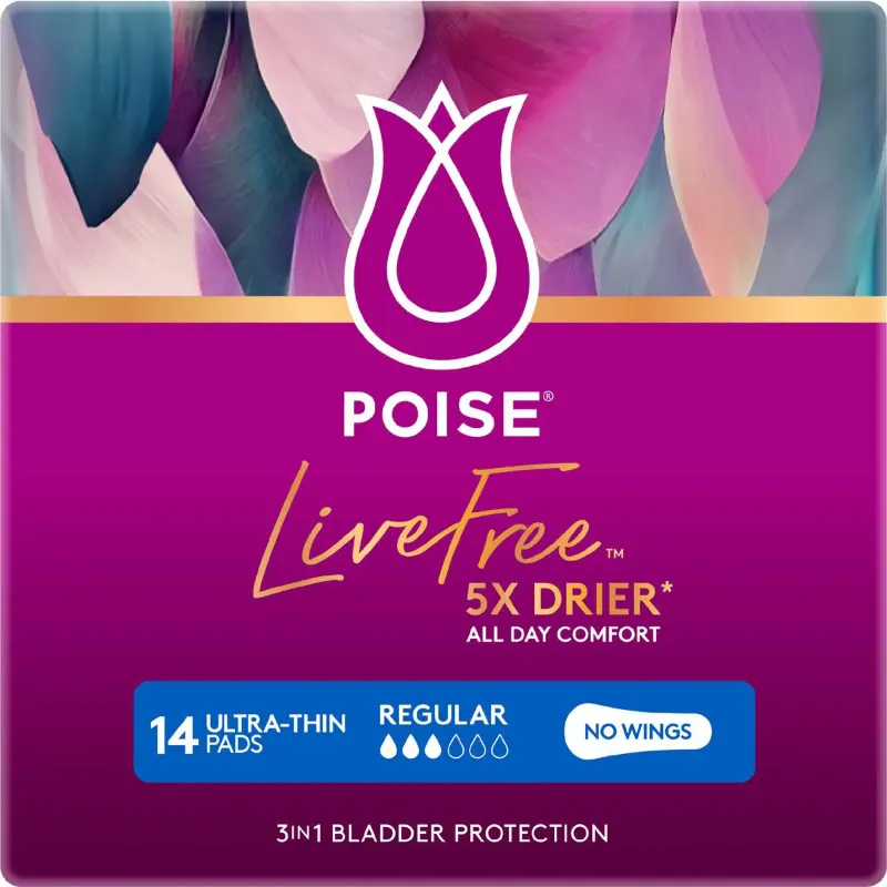 Poise Live Free Pad Super Female 150mL Poise Live Free Pad Super Female 150mL