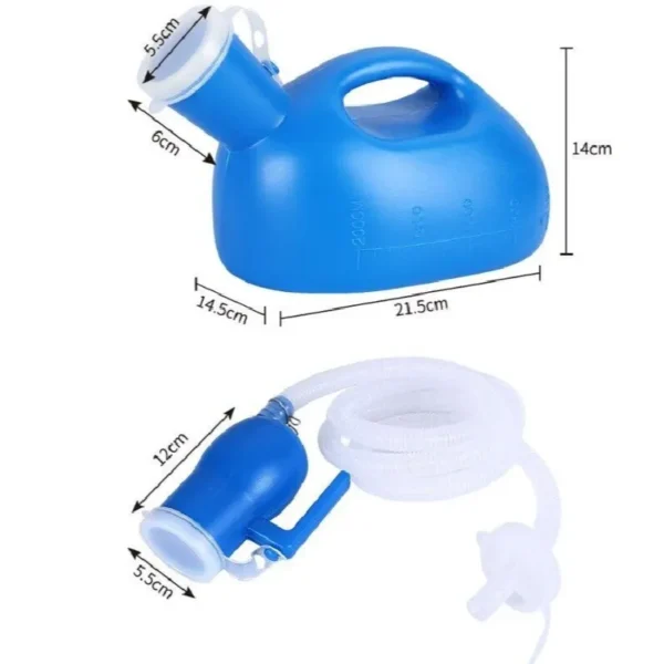Portable Urinal Bottle with 1.6M Tube Urine Collector