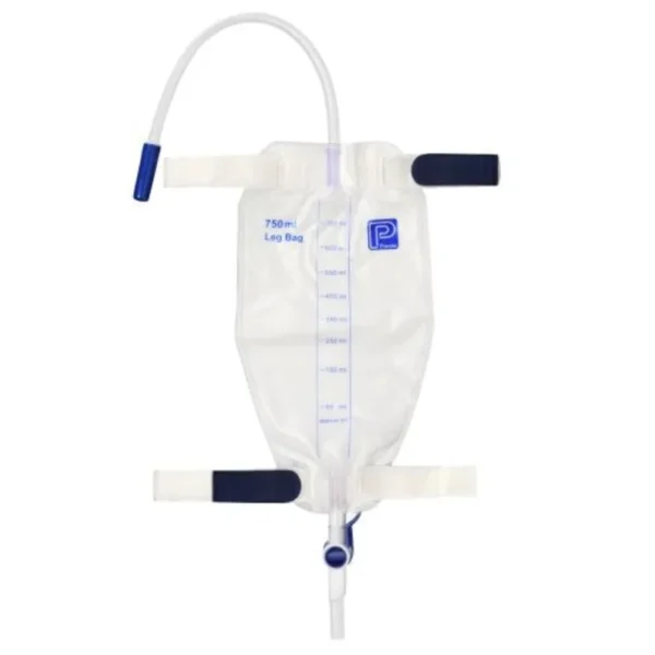 Premier Leg Bag Sterile Flip Tap 500mL with 30cm Inlet Tube
