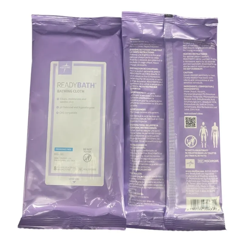 Readybath Total Body Cleansing Washcloths Fragrance Free Readybath Total Body Cleansing Washcloths Fragrance Free