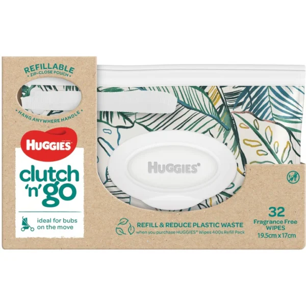 Huggies Baby Wipes Refillable Clutch ‘n’ Go (92786)