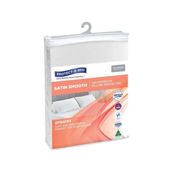 Protect-A-Bed Satin Smooth Pillow Protector, 48x73cm Standard (F0148PPS0)