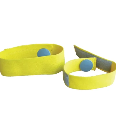 Single Patient Use Pressure Strap 37cm x 3cm Yelllow