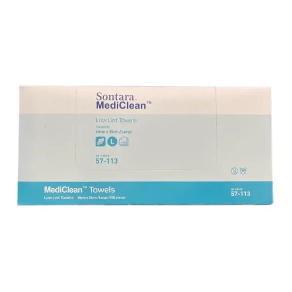 Sontara Mediclean Hand Towel 35cm X 60cm Large
