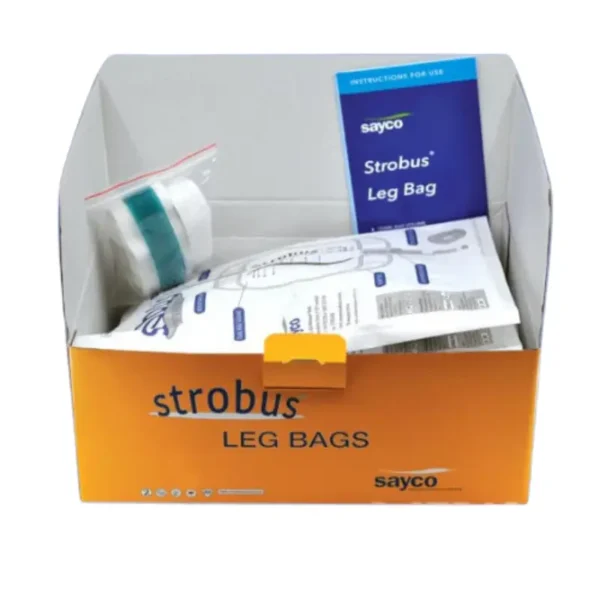 Strobus Sterile Leg Bag Box of 10 - All Sizes