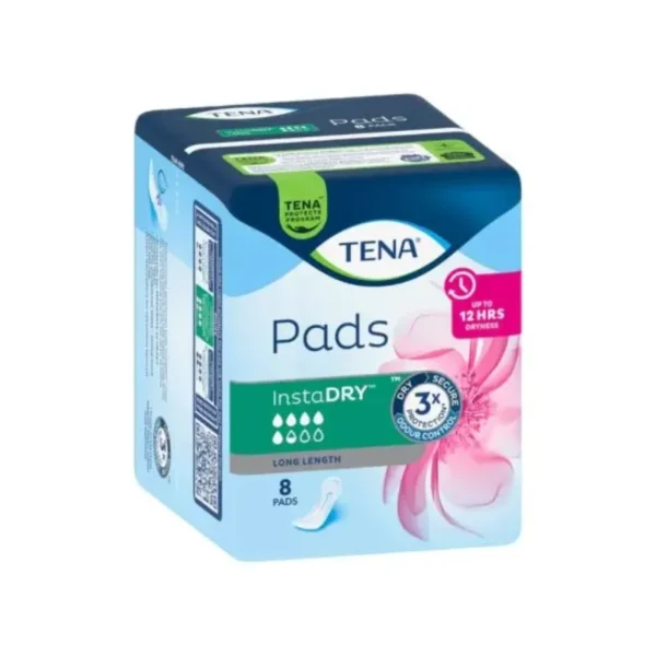 TENA Pads Instadry Long Length 338x124mm 420mL