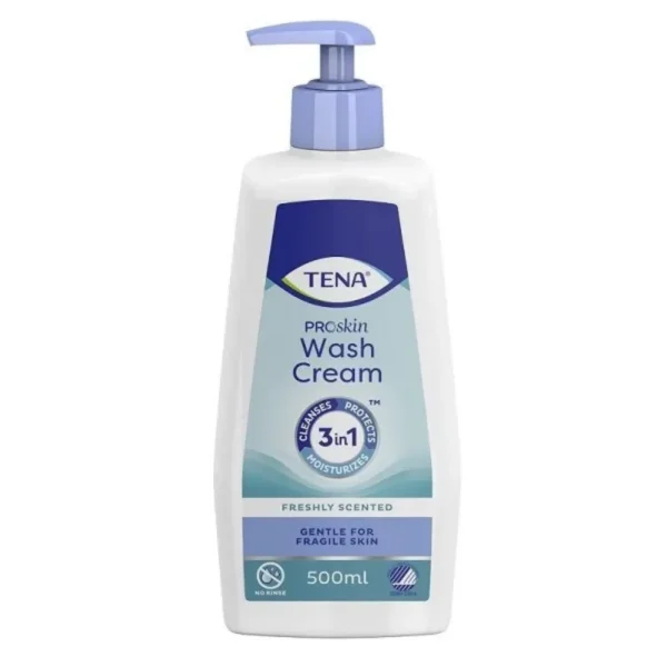 TENA Wash Cream 500mL Pump Bottle