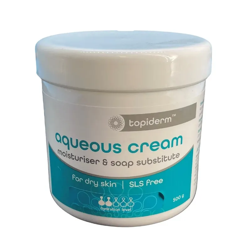 Topiderm Aqueous Cream 500G Jar Topiderm Aqueous Cream 500G Jar