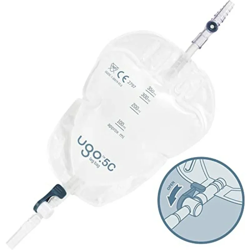 Ugo Community Leg Bag 5C Direct inlet 350ml Lever tap Ugo Community Leg Bag 5C Direct inlet 350ml Lever tap