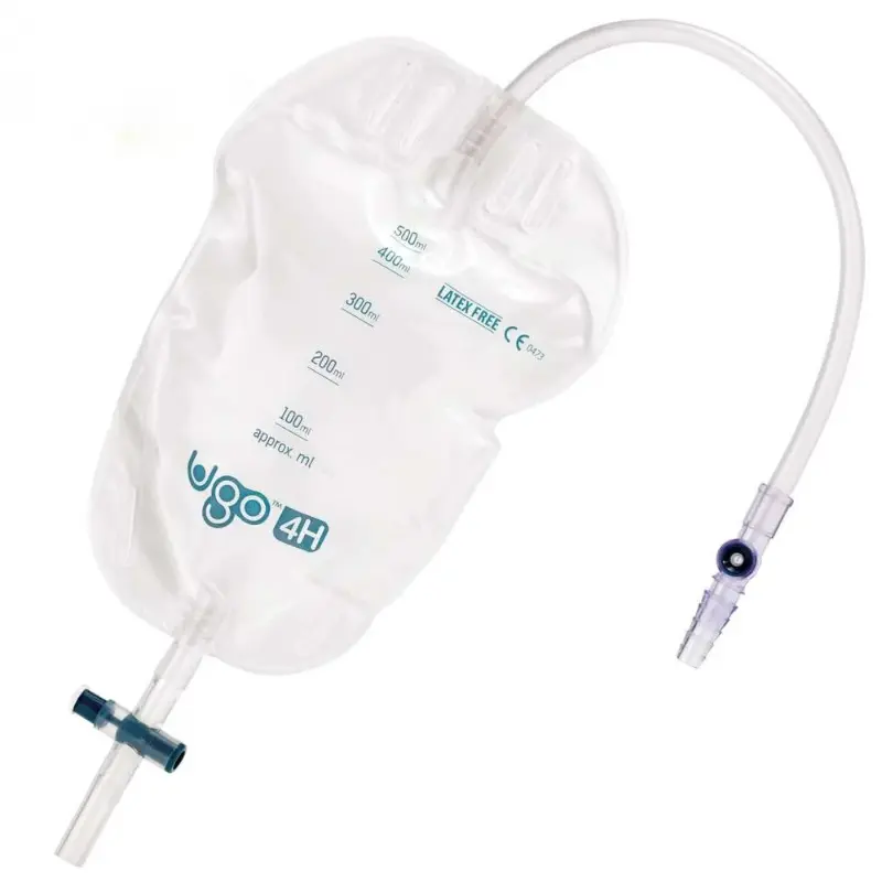 Ugo Hospital Leg Bag No Fabric Backing Box of 10 - All Sizes Ugo Hospital Leg Bag No Fabric Backing Box of 10 - All Sizes