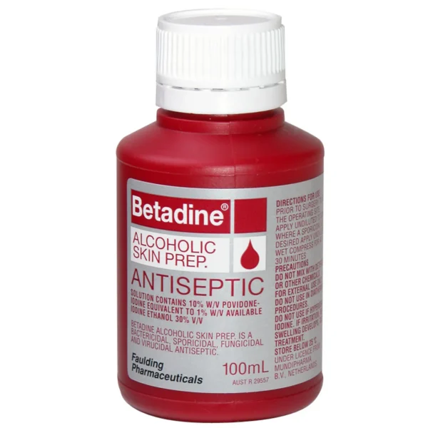 Betadine Alcohol Skin Prep 100mL - Each