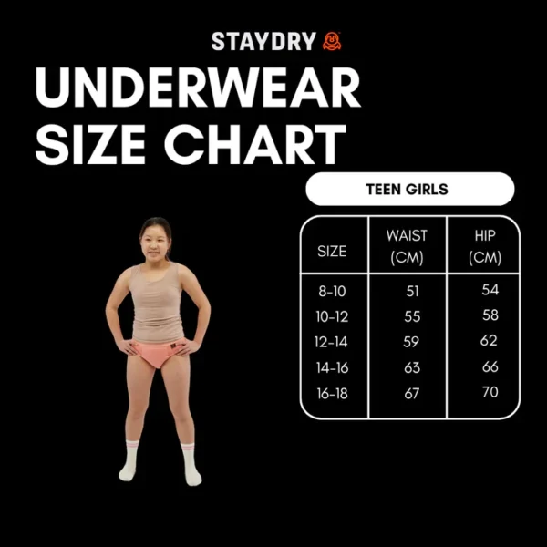 Staydry Teen Briefs, Each (Boys / Girls)