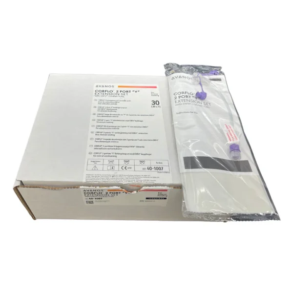 Avanos Corflo Extension set with ENFit Connectorss for NG/NI and Gastrostomy feeding tubes (40-1007)