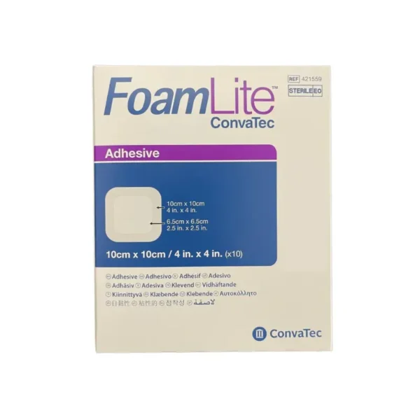 ConvaTec Foam Lite Adhesive 10cm x 10cm (421559)