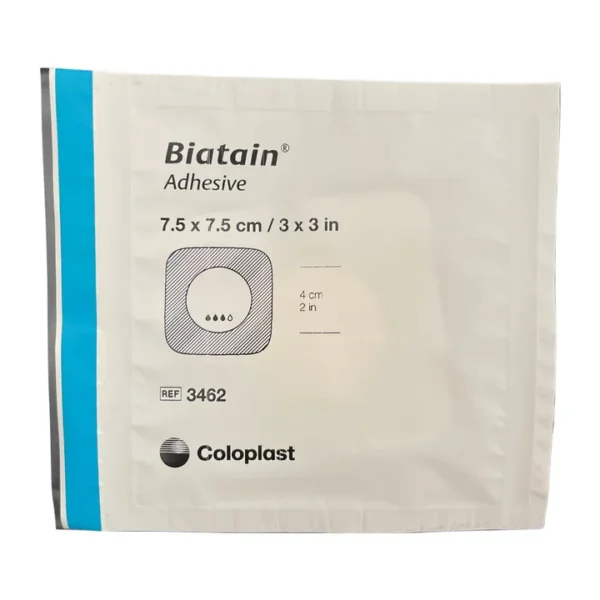 Coloplast Biatain Foam 7.5cm X 7.5cm Adhesive - 3462