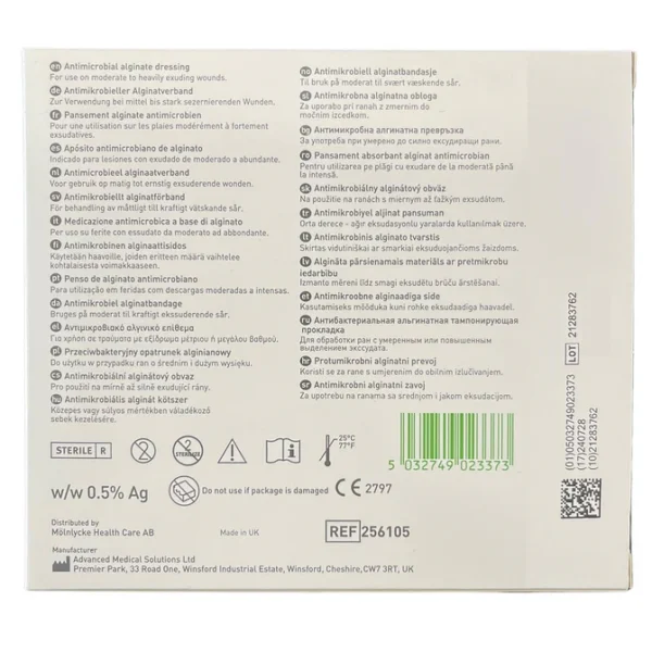 Molnlycke Melgisorb Ag Alginate Absorbent - All Sizes