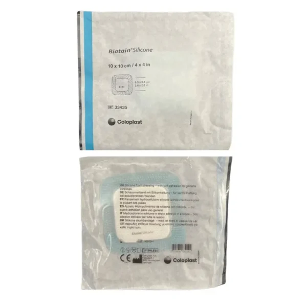 Coloplast Biatain Silicone Foam Dressing 10cm x 10cm (33435)