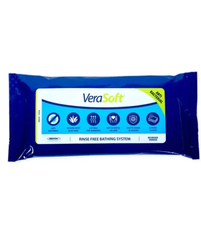 Verasoft Bath Wipes Antibacterial