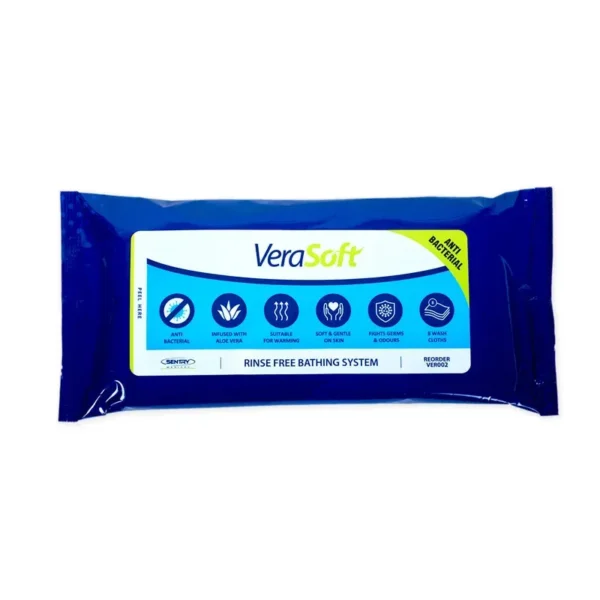 Verasoft Bath Wipes Antibacterial