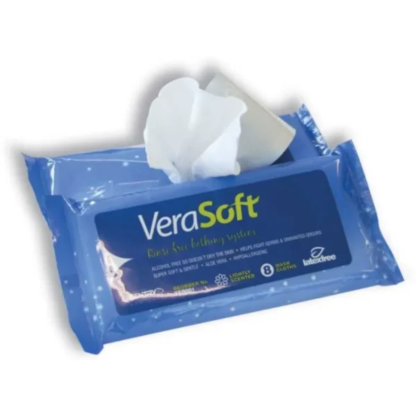 Verasoft Bath Wipes (Pkt X 8) Ver001