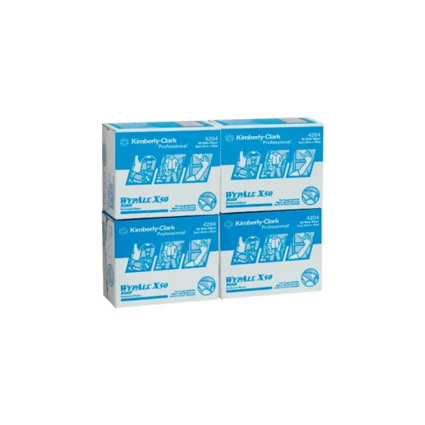 Wypall X50 Pop-up Wipers 4-ply 24 X 42cm White