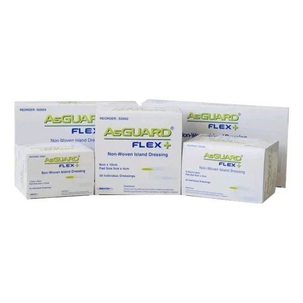 AsGUARD Flex + Non-Woven Island Dressing - All Sizes