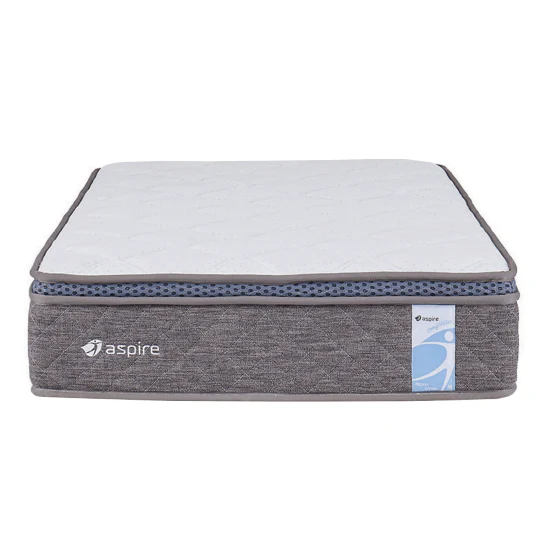 bem024_detail_1 Aspire ComfiMotion Pocket Spring Mattress, Portobello Grey (sides), King Single (BEM469810) - Image 1