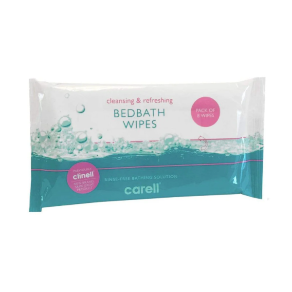 Clinell Bed Bath Wipes 25X29Cm (CBB8) Carell