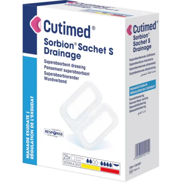 Cutimed Sorbion Sachet S Superabsorbent 10cm x 10cm (73241-00)