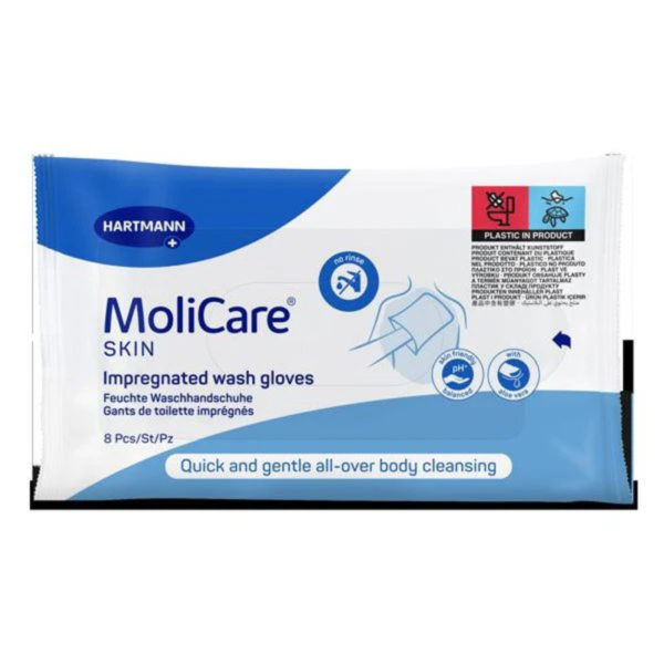 Hartmann MoliCare Wash Gloves (8 Items / Box) - Each