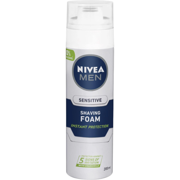 NIVEA MEN Sensitive Shaving Foam 200mL - Each