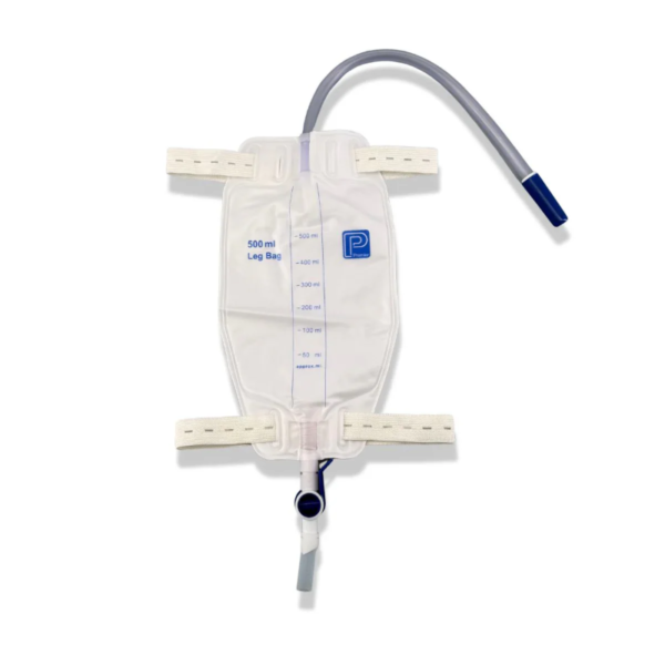 Premier Leg Bag Sterile Flip Tap 500mL with 30cm Inlet Tube