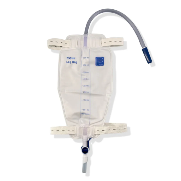 Premier Leg Bag Sterile Flip Tap 750mL with 10cm Inlet Tube