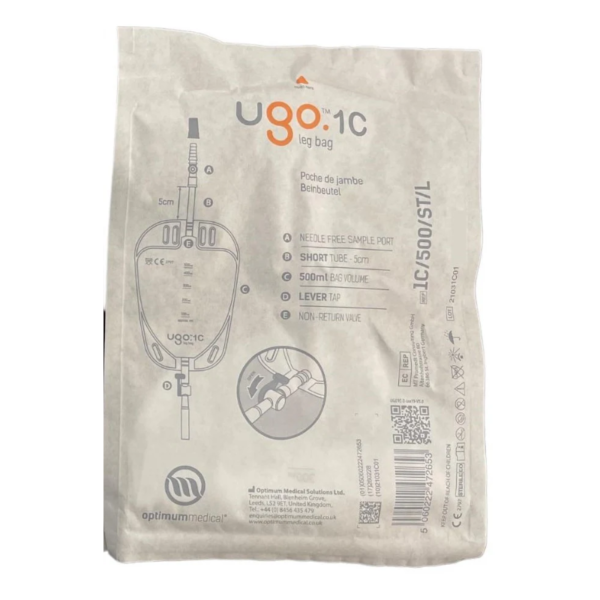 Ugo Community Leg Bag Soft Fabric Backing Box of 10 - All Sizes