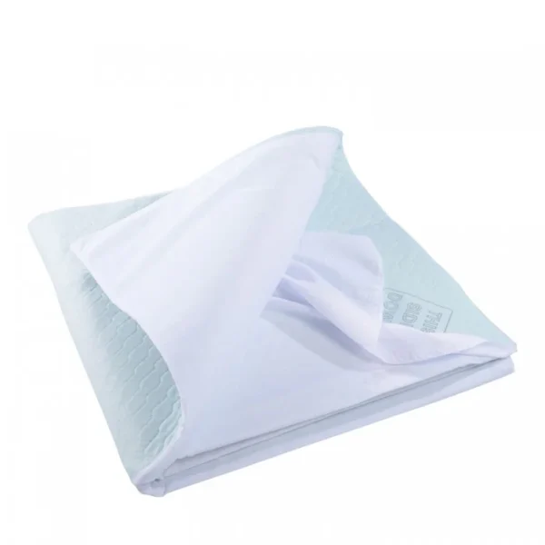 Drycare Deluxe Absorbent Bed Pad Sky Blue 100cm x 100cm, Each - All Types